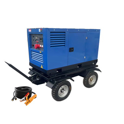 เครื่องเชื่อมดีเซล Miller 800A 400Amp DC AVR Brushless พร้อมล้อ