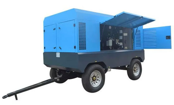 Ingersoll Rand 550cfm 350cfm 12 Bar Diesel Engine Portable Air Compressor For Rock Drill