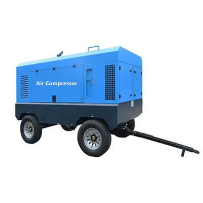 Ingersoll Rand 550cfm 350cfm 12 Bar Diesel Engine Portable Air Compressor For Rock Drill