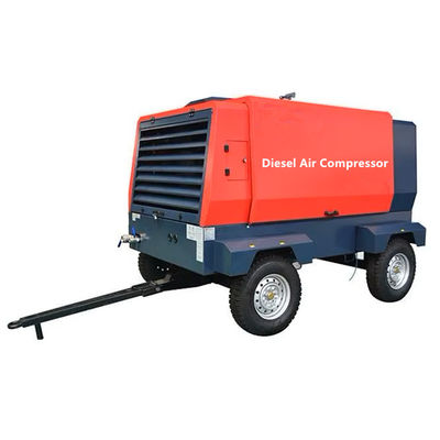 Diesel Engine Screw Air Compressor 8 Bar 120 cfm 185 cfm 400cfm for Mining Industrial