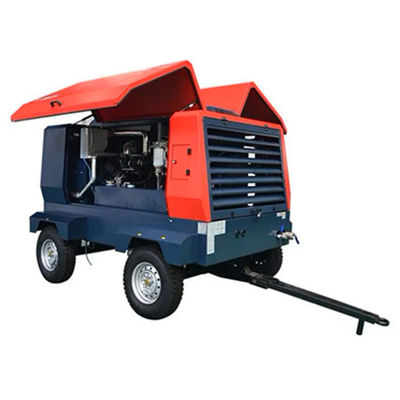 Diesel Engine Screw Air Compressor 8 Bar 120 cfm 185 cfm 400cfm for Mining Industrial