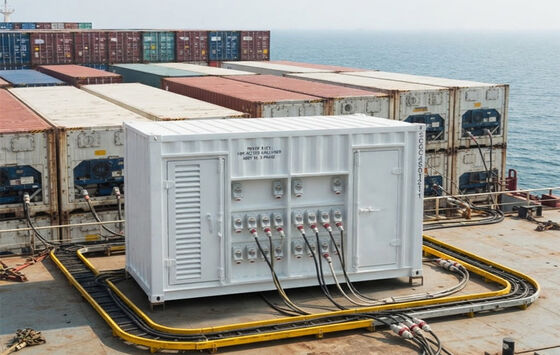 แพคพลังงานเกาะเรือหนัก 460V Reefer Plug Sockets ไดเซลเจเนอเรเตอร์ Thermo king Genset สําหรับ Reefer คอนเทนเนอร์ โลจิสติกโซ่เย็น