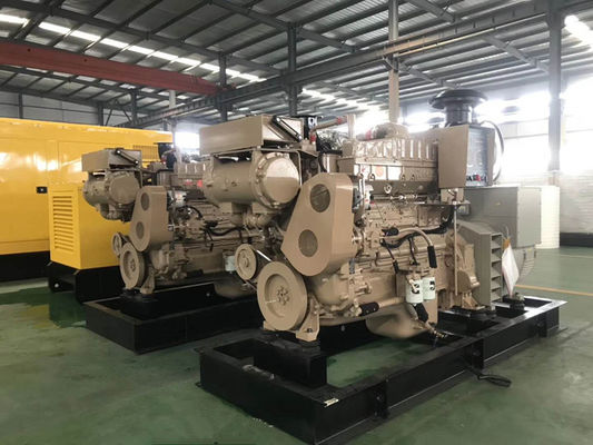 ชุดเครื่องกำเนิดไฟฟ้าดีเซลสำหรับเรือ Cummins KTA19-DM ขนาด 300kw