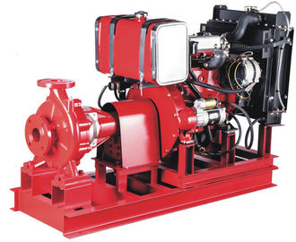 Trailer Mobile Horizontal air cooling diesel engine fire pump self-priming water Single Suction