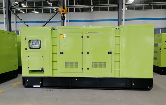มอเตอร์แท้ 450kva Cummins เครื่องกําเนิดดีเซลเงียบ 350kw
