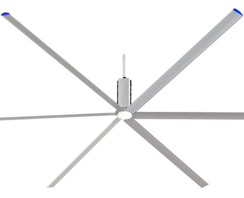 Warehouse Aluminium Alloy 24ft HVLS 6 Blade Ceiling Fan