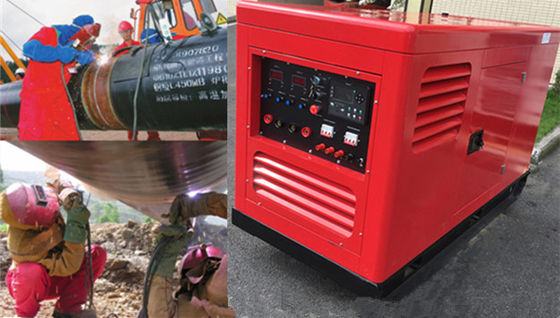 400A 500Amp Arc Portable Welder Generator , Engine Driven Welder Generator Energy Saving