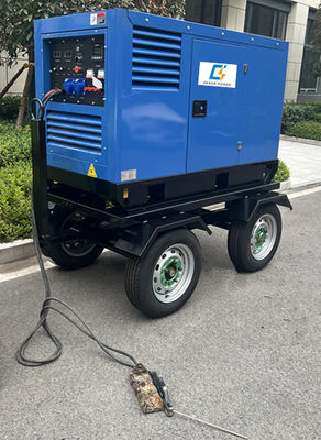 2 สายต่อสอ 400A 350Amp เครื่องยนต์ดีเซล MMA Arc Mig Welder เครื่องผลิตไฟฟ้าสอพอร์ต